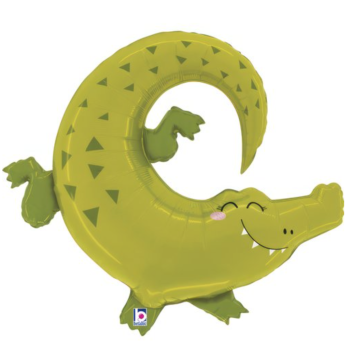 XXL Folienballon Figur - Krokodil - 86cm